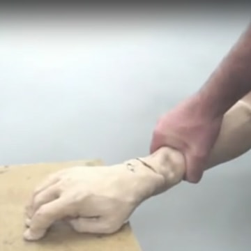 Animatronic Hand vs. Machete'