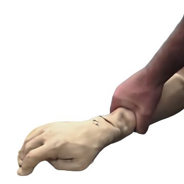 A close-up of a film-grade animatronic prosthetic hand, crafted with lifelike silicone skin and flesh tones, attached at the wrist for an actor to 'sever' on camera—featuring remote radio-control internals, visible tendons, cables, and a clean-cut stump at the forearm—special effects prop for action or horror sequences