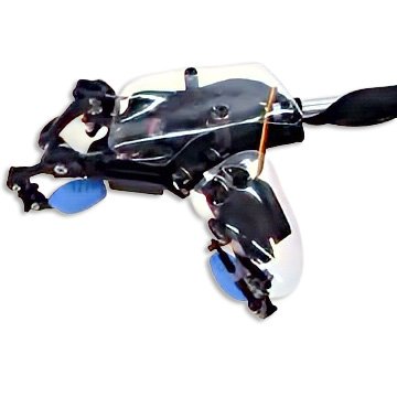 State-of-the-art robotic prosthetic hand with soft blue silicone fingertips, transparent plastic cover revealing intricate internal mechanisms, gears, wiring, and joints—advanced cybernetic design for precise human-like dexterity